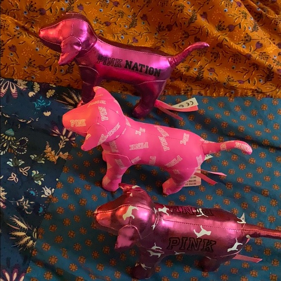 PINK Victoria's Secret Other - {PINK Victoria’s Secret} 3 mini dogs